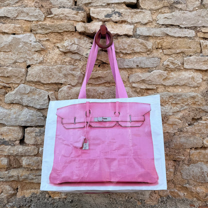 Firkin Grocery Bag - Pink